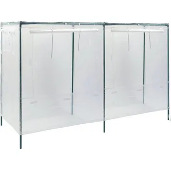 Skleník Fóliovník na vyvýšený záhon L 158 x 55,00 x 105 cm hranatý transparentní