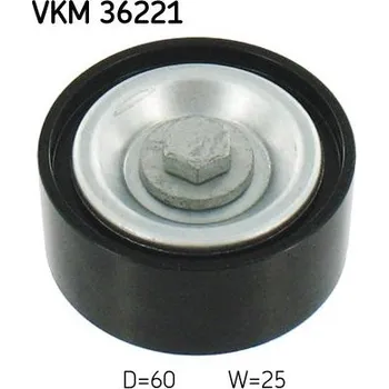 Vratná/vodicí kladka, klínový žebrový řemen SKF VKM 36221