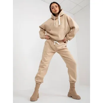 Dámská souprava dvoudílná tepláková MELISSA oversize béžová
