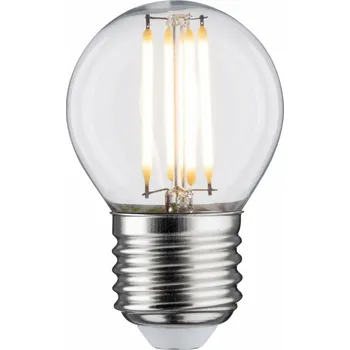 Žárovka PAULMANN LED kapka 5 W E27 čirá teplá bílá 286.33 P 28633