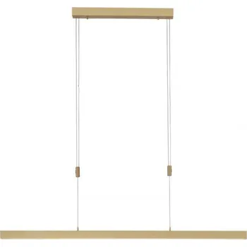 PAUL NEUHAUS LED závěsné svítidlo, matná mosaz, lineární, design 2700-5000K PN 2568-60