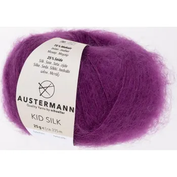 Příze Austermann Kid Silk 17 Brombeer (Kid Silk 17 Brombeer)