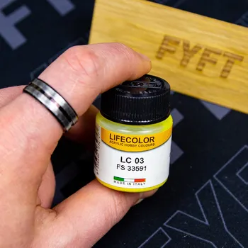 Lak LifeColor LC03 Basic Matt Yellow 22ml