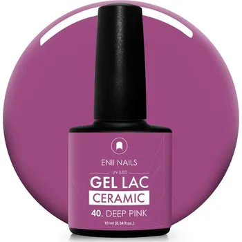 Lak na nehty Enii-nails Gel lak Ceramic 40 Deep Pink 10 ml Enii nails