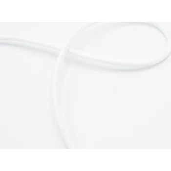 Řemínek na hodinky Kulatý řemínek, imitace kůže, ivory, průměr 6mm