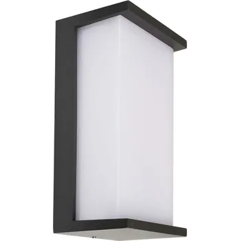 Venkovní osvětlení Deko-Light nástěnné přisazené svítidlo Grumium hranaté CCT V 220-240V AC/50-60Hz 10,00 W 3000/4000 K 440 lm 100 mm tmavěšedá 620127