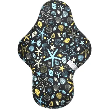 Menstruační vložka Breberky noční vložka XL s PUL - Oceán