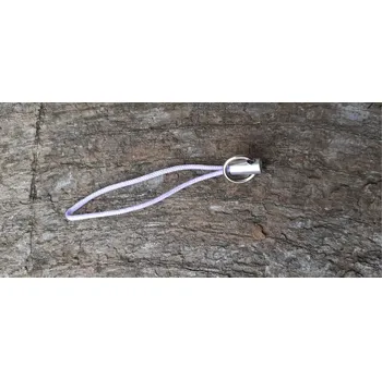 Materiál na výrobu šperku šňůrka na mobil 5 cm fialová