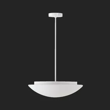 OSMONT AUR61502 AURA P5 závěsné skleněné svítidlo bílá IP40 4000 K 33W LED DALI