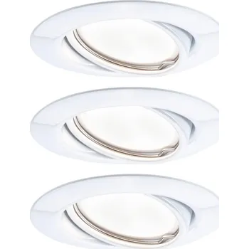 Svítidlo PAULMANN Vestavné svítidlo LED Base kruhové 3x5W GU10 bílá mat nastavitelné 934.22 P 93422