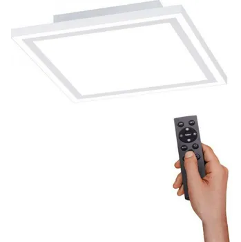 LEUCHTEN DIREKT is JUST LIGHT LED panel svítidlo, stropní svítidlo, bílé, stmívatelné, CCT nastavení teploty barvy 3000-5000K
