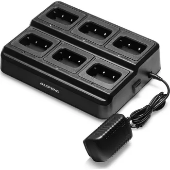 Vysílačka Multi-nabíječ na 6x radiostanic Baofeng