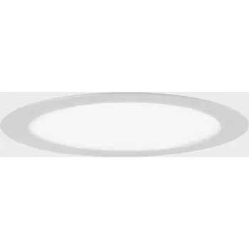 Bodové svítidlo KOHL-Lighting DISC zapuštěné svítidlo s rámečkem pr. 120 mm bílá 8 W CRI 80 3000K Non-Dimm