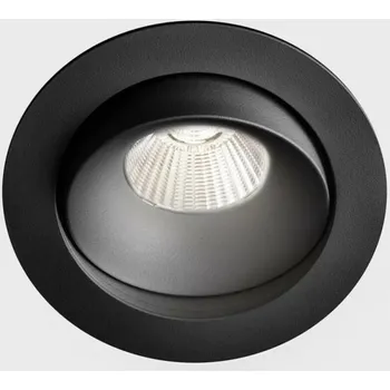 KOHL-Lighting LUXO TILT zapuštěné svítidlo s rámečkem pr.105 mm černá 38° 12W CRI 90 4000K PUSH