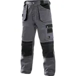 CXS Kalhoty montérkové do pasu, ORION TEODOR, šedo/černé vel. 44