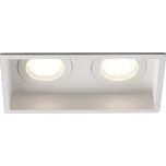 FARO HYDE SQ zapuštěné hranaté stropní svítidlo, bílá, 2L