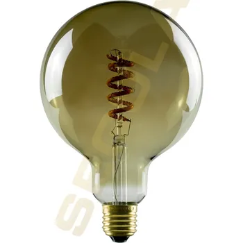 Žárovka Segula 50667 LED soft koule 125 spirála kouřová šedá E27 6 W (17 W) 160 Lm 1.900 K