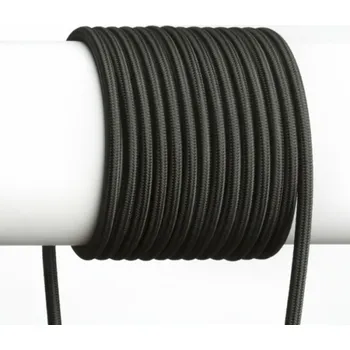 Datový kabel Bohemia Design 3X0,75 1bm textilní kabel černá 5808132