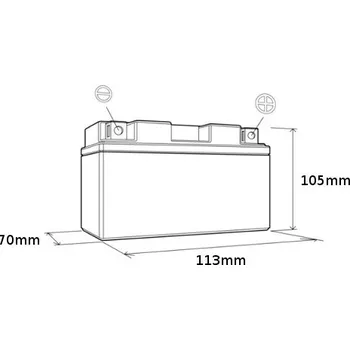 Motodíl Baterie MR3 YAMAHA WR 250 F rok 07-21, 21-22, 22-23, 23