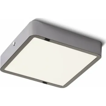 RENDL HUE SQ 17 stropní černý chrom 230V LED 18W 3000K R12811
