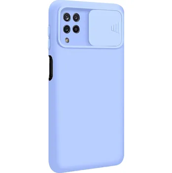 Kryt Motorola Moto G22 s krytem fotoaparátu - světle modrý