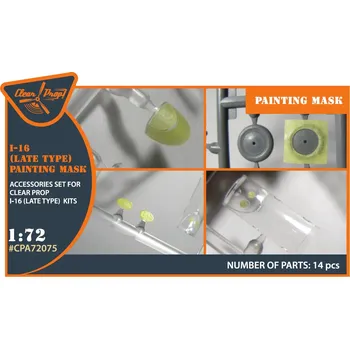 Plastikový model Clear Prop models 1/72 I-16 late Painting Mask (CL.PROP)