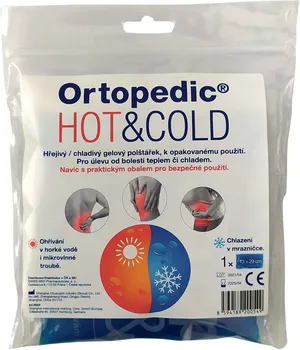 Chladicí sáček SWISS MED Pharmaceuticals Ortopedic Hot & Cold hřejivý a chladivý gelový polštářek velký 13 x 29 cm