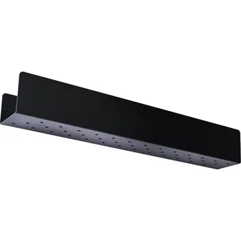 police Nordic Design Černá kovová nástěnná police Londien 70 cm