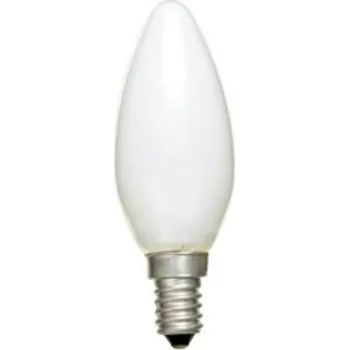 Žárovka 60W E14 230V svíčková matná