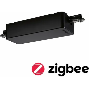 Svítidlo PAULMANN URail adaptér na lištu Smart Home Zigbee Dimm/Switch 155x56mm černá mat