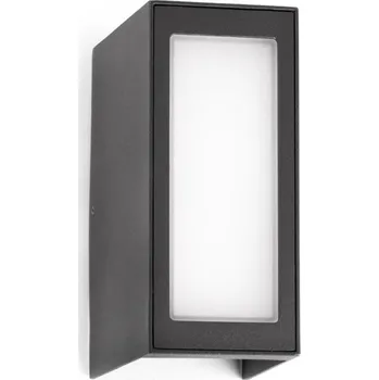 Osvětlení FARO LOG nástěnná lampa, tmavě šedá