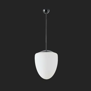 OSMONT AST61867 ASTRA P závěsné skleněné svítidlo černá / bílá IP40 4000 K 27W LED DALI