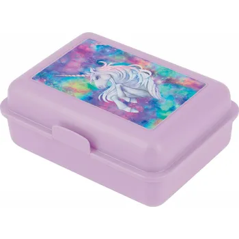 BAAGL Box na svačinu 17,8 x 12,2 x 6 cm, Pink Unicorn