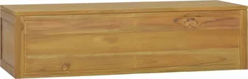 Koupelnový nábytek Nástěnná koupelnová skříňka 110 x 45 x 30 cm masivní teak