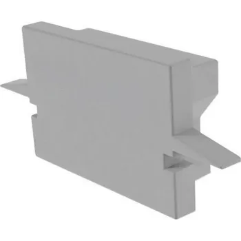 LED páska Light Impressions Reprofil koncovka H-ET-01-12 sada 2 ks šedá 27 mm 979051