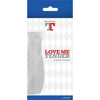 NS Novelties Love Me Tender Caress - Clear