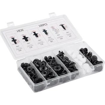 Nářadí pro automobil AMiO HE26 spony a příchytky pro vozidla 100 ks