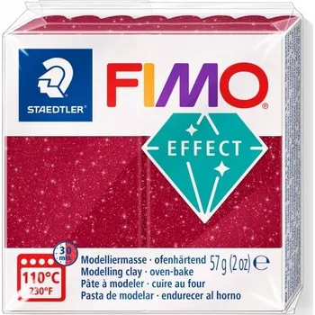 Modelovací hmota FIMO Staedtler FIMO GALAXY efekt 57g ČERVENÁ