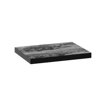 Koupelnový nábytek Krycí deska Naturel Stilla 30x2,5x23 cm černá STILLAF03006