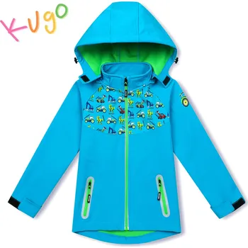 Chlapecká bunda Chlapecká softshellová bunda - KUGO HK3121, tyrkysová Barva: Tyrkysová, Velikost: 98