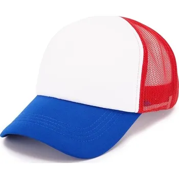 Kšiltovka Kšiltovka ROLY TRUCKER, barva červená - bílá - královská modrá