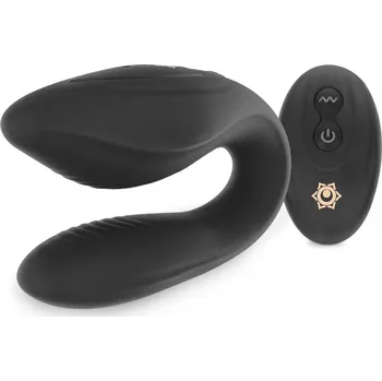 Vibrátor Vibrátor pro páry Ritual Kama Remote Couples Massager black