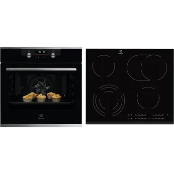 Set domácích spotřebičů ELECTROLUX KODDP77X + ELECTROLUX EHF6547FXK