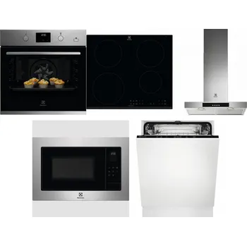 Set domácích spotřebičů ELECTROLUX KODGH70TX + ELECTROLUX LIR60430 + ELECTROLUX LFT426X + ELECTROLUX EMS4253TEX + ELECTROLUX EEA27200L