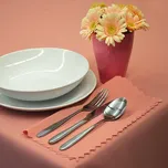 Nešpinivý / teflonový látkový ubrus UNI 3135 STARORŮŽOVÁ, 120x140cm (obdélník)