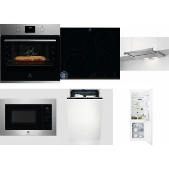 Set domácích spotřebičů ELECTROLUX KOFGH70TX + ELECTROLUX LIR60433B + ELECTROLUX LFP326S + ELECTROLUX EMS4253TEX + ELECTROLUX EEM23100L + ELECTROLUX ENT6TF18S