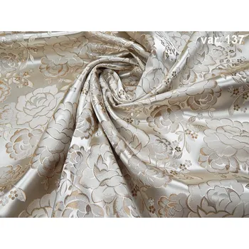 HEDVA ČESKÝ BROKÁT Ondrin 160 krojový brokát RŮŽE smetanová | 137