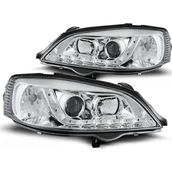 Přední světlomet Tuning Tec Přední světla OPEL ASTRA G 09.97-02.04 DAYLIGHT chromové