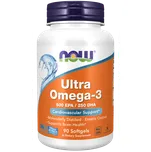 NOW Foods - Ultra omega-3, 250 DHA/500 EPA, 90 softgel kapslí