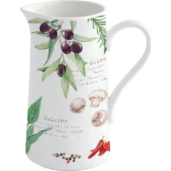 Easy Life, Itálie Easy Life - Porcelánový džbán Home & Kitchen v dárkové krabičce - 1 litr Barva: jako na obrázku, Velikost: 15x19